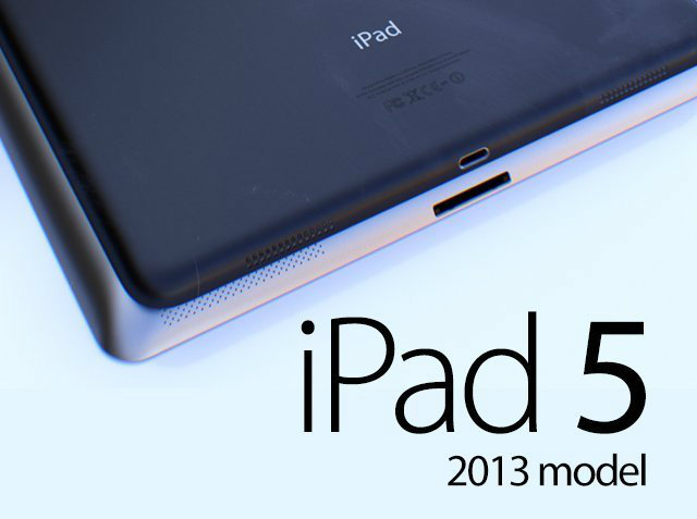 เผยแบบจำลอง iPad 5 ตามข่าวลือ