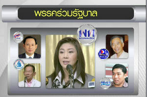 เพื่อไทยเตรียมจัดโผรัฐมนตรีให้พรรคร่วม